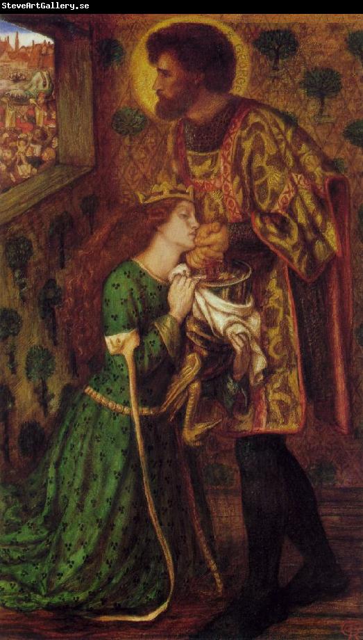 Dante Gabriel Rossetti St. George and the Princess Sabra